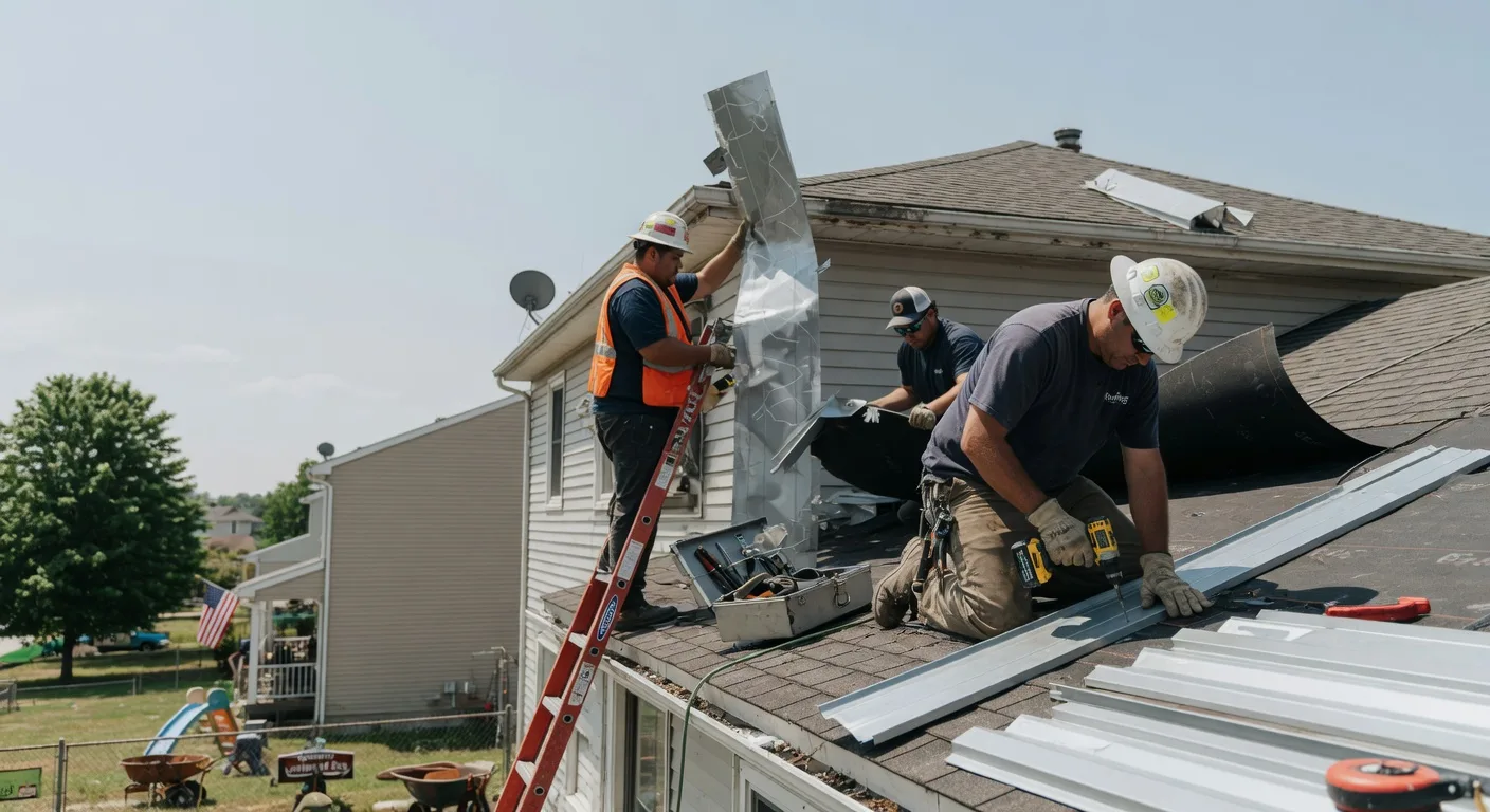 Storm Damage Metal Roof Repair in Soda Springs, ID